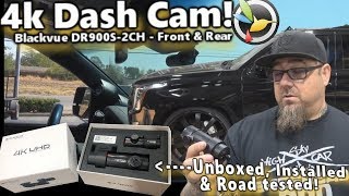 4K UHD Dash Cam Blackvue DR900S2CH Front amp Rear Wifi amp Cloud Unboxed Installed Road Tested [upl. by Hands943]