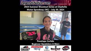 Penelope Carlisle 2024 Summer Shootout Round 10 Winner  Beginner Bandolero A Main  Legends Nation [upl. by Otto516]