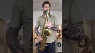 BUESCHER “new aristocrat” tenor sax c 1933 [upl. by Weikert]