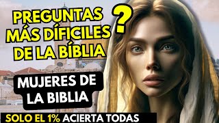 30 PREGUNTAS DIFICILES DE LAS MUJERES BÍBLICAS  QUIZ BIBLICO TEST BIBLICO  PREGUNTAS Y RESPUESTAS [upl. by Aicilegna]