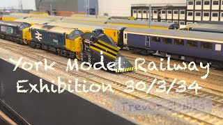 York Model Rail Exhibition 2024 [upl. by Atiluap432]