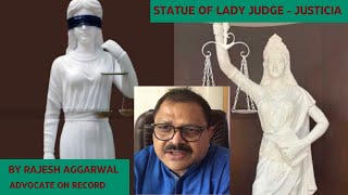 Statue of lady judge  Justicia  Nyay Ki Devi  rajeshaggarwaladv [upl. by Arin]