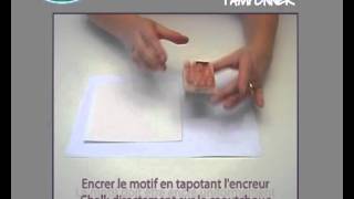 Tuto tampon scrapbooking pour débutant [upl. by Calendre]