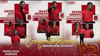 MFANTSIPIM SCHOOL WINS NSMQ 2024 🎉🎉🎉🎉🎉🎉🎉🎉🎉🎉🎉🎉🎉🎉 [upl. by Jesse]