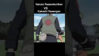 Naruto Rasenshuriken vs Kakashi Rasengan anime edits naruto narutoshippuden viralvideo shorts [upl. by Ilac]