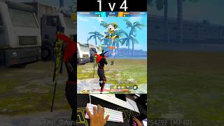 👉🥱🚭💯💀☠️ 1v4 Free fire slowedandreverbmashup freefirereddit freefire livegameplayonpocox3mobile [upl. by Aillimat289]