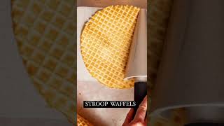 STROOP waffels 🧇🇳🇱Details below 👇the stroopwafels originated in the city of Gouda uniqueunique [upl. by Tymes365]