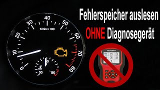 Fehlerspeicher beim Auto selber auslesen OHNE Diagnosegerät [upl. by Berne]