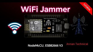 How To Make a WiFi Jammer To NODEMCU  ESP8266 V3  BUY LINK IN DISCRIPTION I In Bangla [upl. by Rabi]