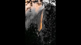 Yosemite firefall 2021  优胜美地火瀑布拍摄 [upl. by Cristine921]