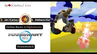 Mario Kart Wii Online Races W AlphaXenio S2 EP 9 Homestretch [upl. by Nylzzaj]