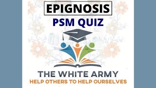 EPIGNOSIS  NATIONAL LEVEL COMMUNITY MEDICINE QUIZ FINALS [upl. by Swanhildas976]