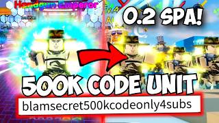 500k CODE New FREE UNIT Hol Horse 6 Star Has OP SPA  Blams 500k Code Reveal [upl. by Whitten]