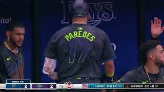 ISAAC PAREDES RAYS VS ROYALS 25 MAYO 2024 [upl. by Kaylil]