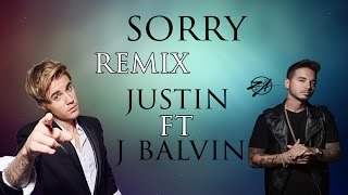 sorry remix con letra  justin bieber and j balvin lyrics of the song in the video [upl. by Byrle]