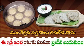 Best Breakfast Recipe  Healthy Sprouts Idli at Home  Tasty Green Idli  Dr Manthenas Kitchen [upl. by Ettennod622]