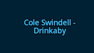 Cole Swindell  Drinkaby Lyrics [upl. by Bullard909]