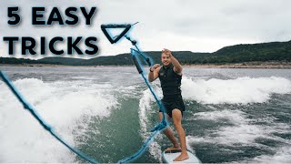 5 Beginner WakeSurfing Tricks You Need To Know [upl. by Tomkiel]