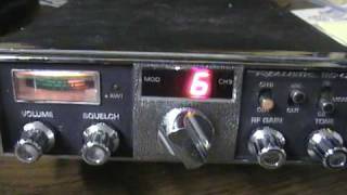 Realistic TRC427 CB Radio  Radio Shack  Overview w modulation adjustments [upl. by Llennor]