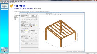 STL2018  PerogolatoTettoia in Legno [upl. by Maroney264]