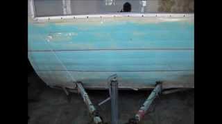 1957 Cal Craft Travel Trailer Restoration [upl. by Ysdnyl]