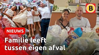 Zoveel vuilnis maakt een gezin in één week 🗑️  Omroep Brabant [upl. by Enyledam]