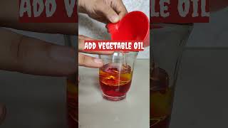 DIY Lava Lamp with Water Food Color Oil amp Disprin  Fun Science Experiment schoolexperiment [upl. by Terag]