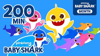 Mix  Baby Shark DOO DOO DOO All Songs  Compilation  Shark Month  Baby Shark Official [upl. by Lahcear523]