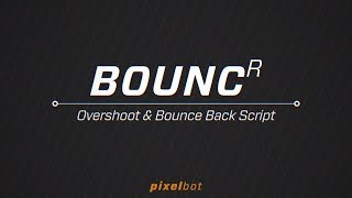 UPDATED Free Overshoot amp Bounce Back After Effects Script [upl. by Hodosh80]