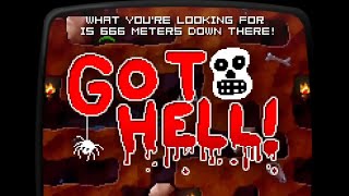 Go To Hell Flash game Walkthrough  Both Endings [upl. by Yevi964]