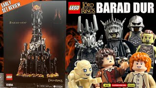 EARLY REVIEW Lego BARADDUR Lord of the Rings Set 10333 [upl. by Melleta]