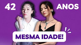 Atrizes Coreanas da Mesma Idade Mas Com um Visual Totalmente Diferente ✨unnies kdrama dorama [upl. by Herby]