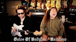 Gates Of Babylon RAINBOW from Live Streaming Rehearsal Kelly amp DioKen [upl. by Ybok256]