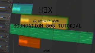 Soundation 808 Tutorial ᵇᵘᵗ ᶦᵗˢ ᵃᶜᵗᵘᵃˡˡʸ ᵍᵒᵒᵈ [upl. by Ahsehat617]