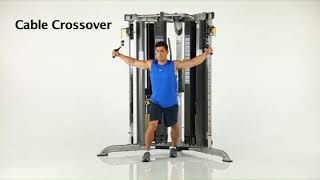 Chest Exercises  CXT200 Functional Trainer  TuffStuff Fitness [upl. by Bobker]