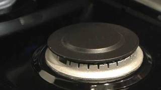 Gas Cooktop  Properly Position Burner Caps [upl. by Neehs]