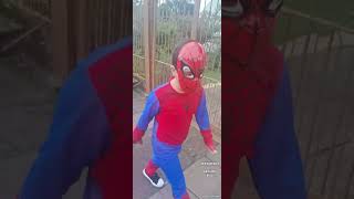 DE FANTASIA DE HOMEM ARANHA KENNETH GAEL INDO PRA ESCOLA  SEMANA DAS CRIANÇAS SHORTS [upl. by Elcin]