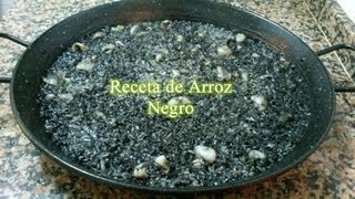 Receta fácil de arroz negro [upl. by Kinsler868]