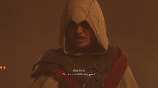 Assassins Creed Mirage  Intense Argument Between Basim and Roshan [upl. by Adnalohs]