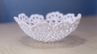 DIY Lace Bowl [upl. by Stew]