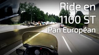 RAW Ride en 1100ST Pan Européan  Je chevauche une grand mère   Manifestation Paysans [upl. by Ardnac]