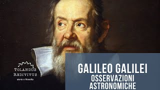 Osservazioni astronomiche  Galileo Galilei 1 [upl. by Ellesirg]