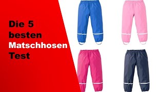 ✅ Top 5 besten Matschhosen Test 2022 [upl. by Aneev]