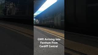 GWR Arriving Into Fareham From Cardiff Central [upl. by Nosak143]