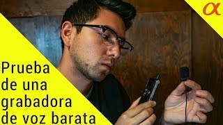 Grabar audio con la Sony a6000 o con una grabadora de voz BARATA  El test [upl. by Gladwin521]