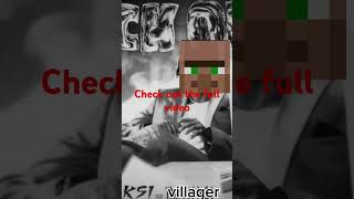 Funny villager funny minecraft villager [upl. by Win]