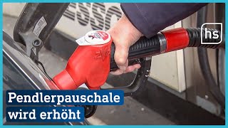 Die Benzinpreise steigen stark  Pendlerpauschale wird erhöht  hessenschau [upl. by Idyh]