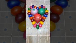 Watermelon Strawberry amp Mini Balloons Create to Beautiful Heart Balloons and Pop Reverse Balloons [upl. by Arama494]