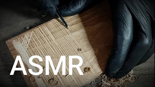 ASMR Wood carving no talking [upl. by Anehs]