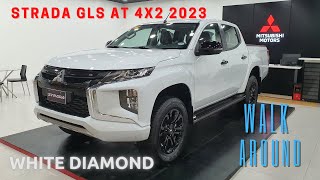 2023 Mitsubishi Strada GLS AT 4X2 White Diamond [upl. by Elleron]